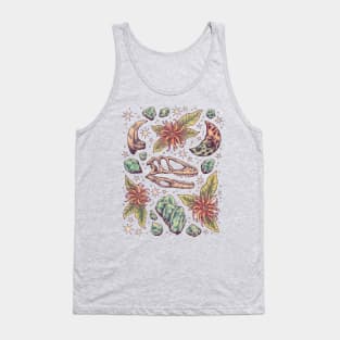 Dinosaur Fossil Art | Deinonychus Dreams Tank Top